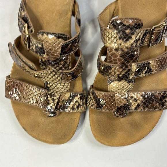 Vionic Radia Snakeskin Wedges Size 7 - Picture 2 of 6